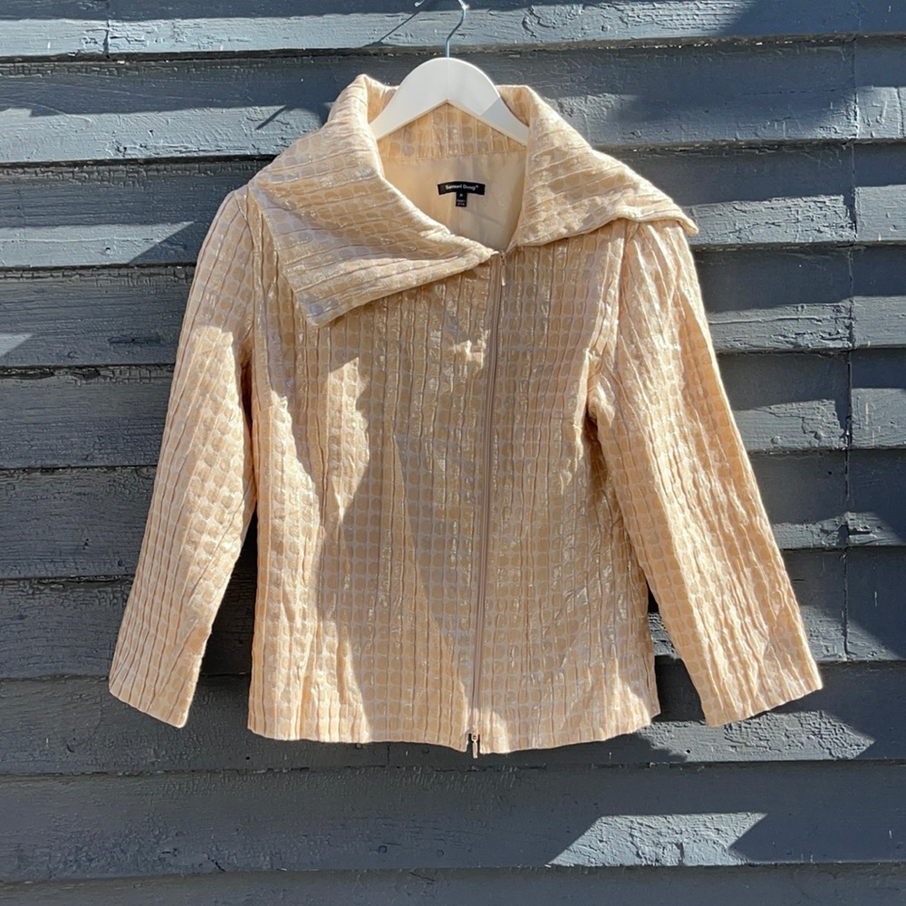 Gold Metallic Samuel Dong Jacket